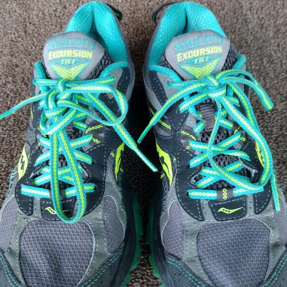 Saucony Womens size 7.5 Sneakers Trail Running Shoes Excursion TR 7 15170 - Picture 3 of 6